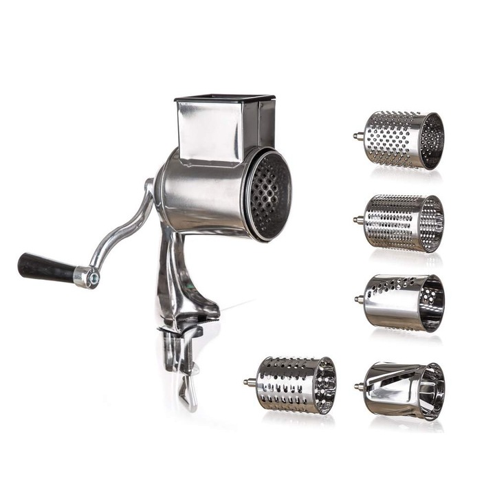 Razatoare, Banquet, Inox, Pentru legume / Branza / Ciocolata / Alune, Argintiu