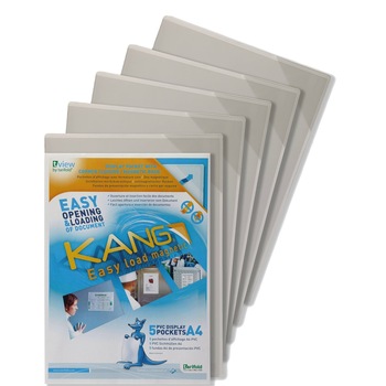 Set 5 buzunare de prezentare Tarifold Easy Load A4 magnetice Set 5 buzunare de prezentare Tarifold Easy Load A4 magnetice
