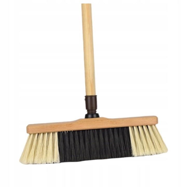 Perie din lemn cu tija, Multicolor