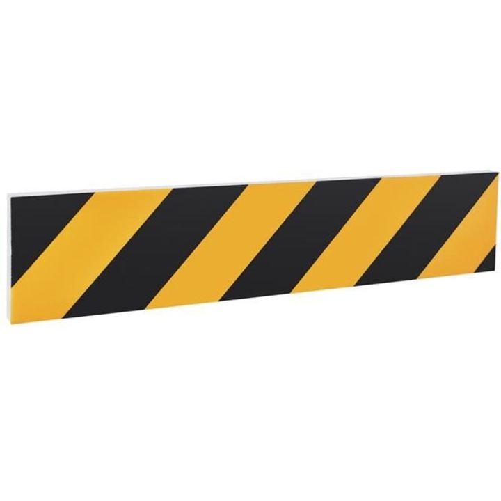 Протектор за стена, за паркиране, Malatec, отразяващ, 10 х 50 см, за гараж