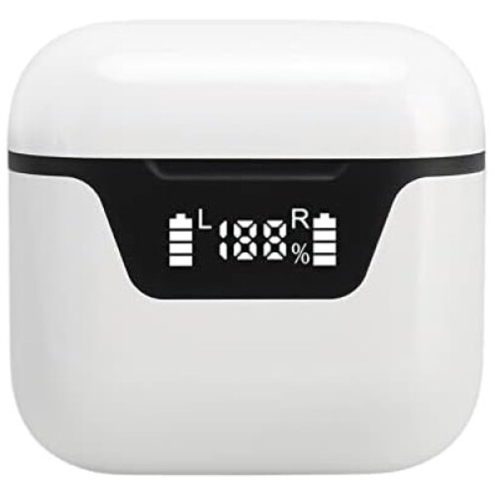 Casti inteligente pentru traducere, WALALLA, Bluetooth 5.0, traducere in 144 de limbi, reducere a zgomotului, afisaj de alimentare, carcasa de incarcare, trei functii de traducere, pentru iOS si Android, negru