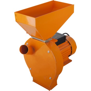 Moara electrica pentru cereale si stiuleti Evotools 647123, 1100W, 3000 RPM, 180 kg/h capacitate maruntire Moara electrica pentru cereale si stiuleti Evotools 647123, 1100W, 3000 RPM, 180 kg/h capacitate maruntire