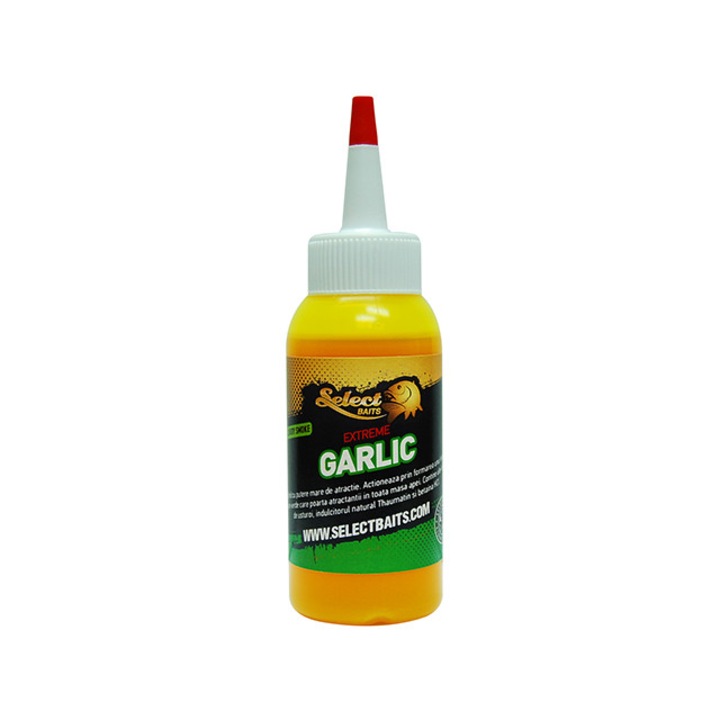 Folyékony csalogatószer Select Baits Smoke, Aroma Extreme Garlic, 75ml
