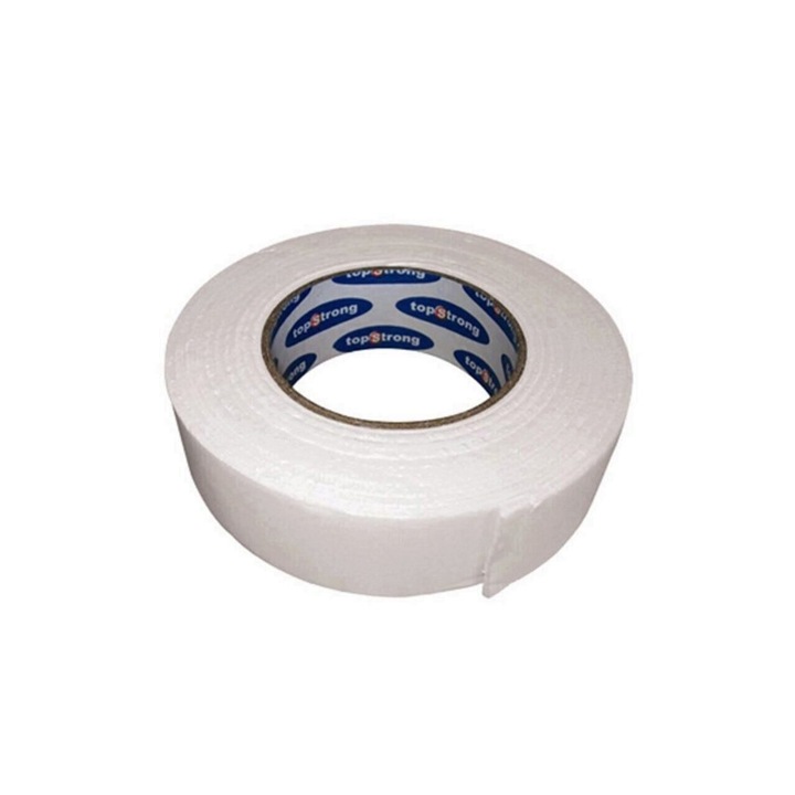 Двойно залепваща лента Topstrong 36 мм х 4 м, бяла