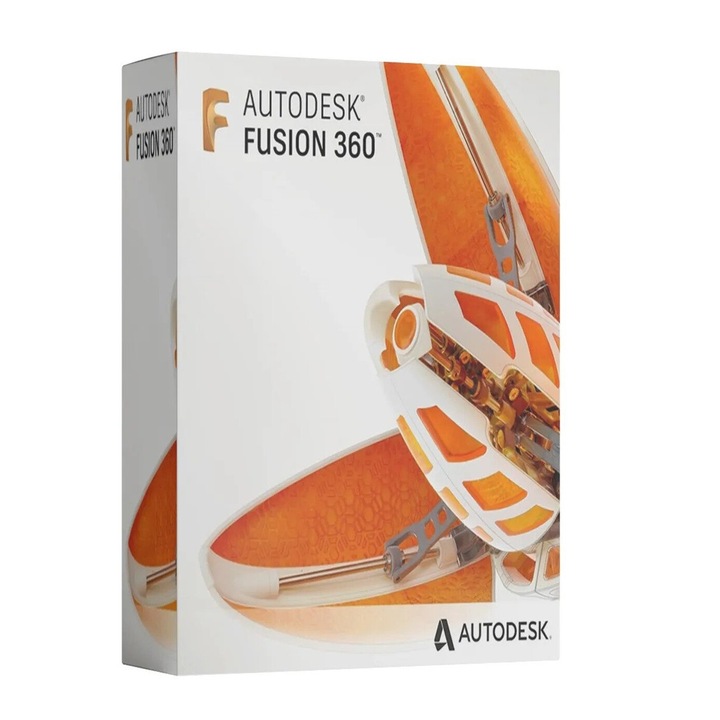 Лиценз Autodesk Fusion 360 2018-2025, обвързване на типа софтуер за 2D и 3D дизайн, асоцииране на акаунт, валидност 2 година