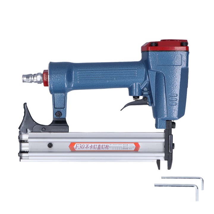 Pistol de cuie cu aer Enforose, model F30, capacitate 100 buc, 10x30mm, 0.4-0.8MPa