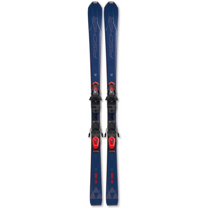 Schiuri Fischer RC ONE 73 + legaturi T40221, 153cm, albastru