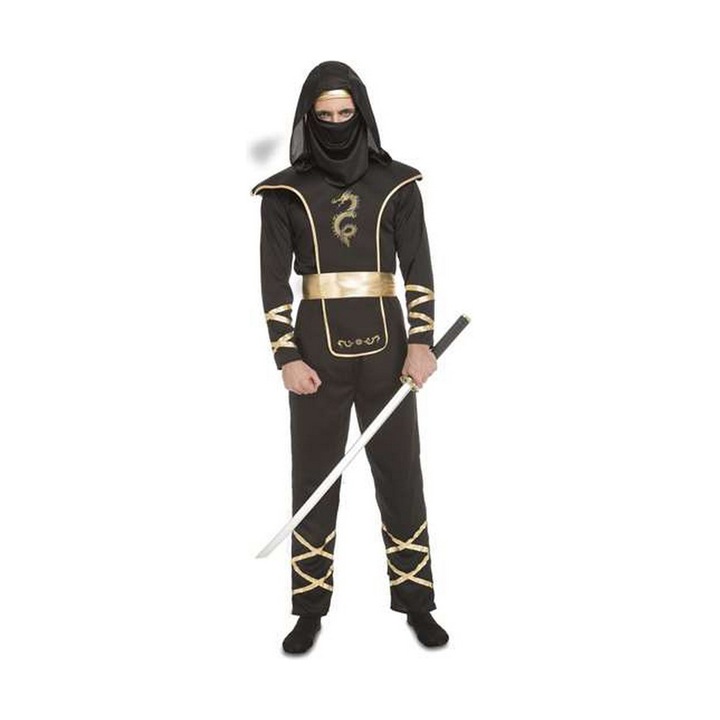 Costum Deghizare pentru Adulti My Other Me Negru Ninja/S