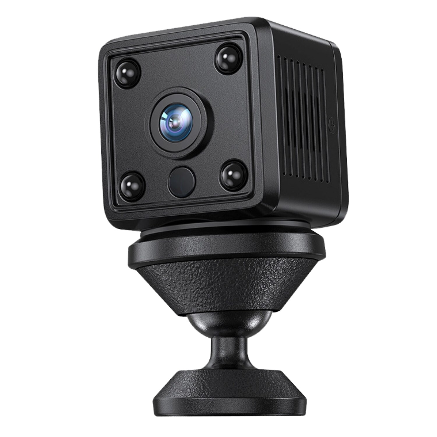 Mini camera WiFi, X6, rezolutie HD 1080P, vedere nocturna, detectarea miscarii, audio bidirectional, stocare SD, compact si rezistent, negru