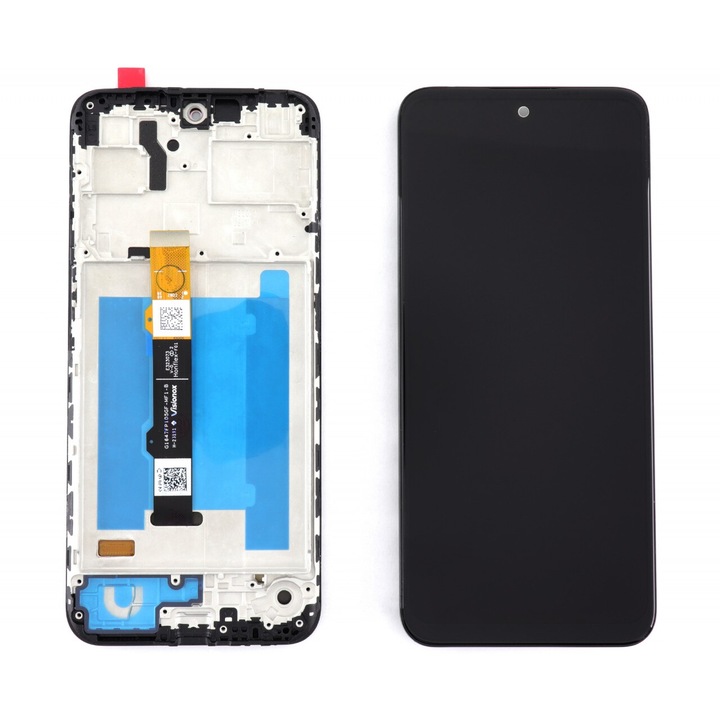 Дисплей, съвместим с Xiaomi Redmi 12 5G OEM с черна черна рамка