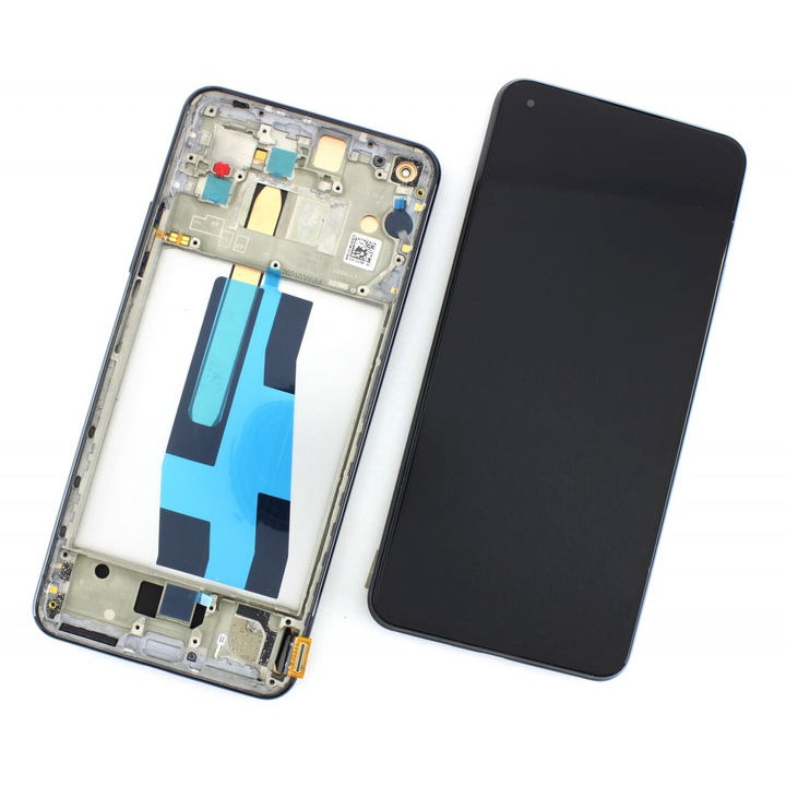 Дисплей Xiaomi Mi 11 Lite 5G Oled с рамка, черен