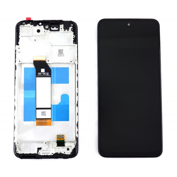 Display compatibil cu Xiaomi Redmi Note 10 5G cu Rama Black Negru