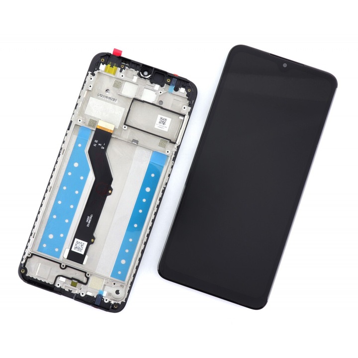 Дисплей, съвместим с Nokia 5.3 с черна черна рамка