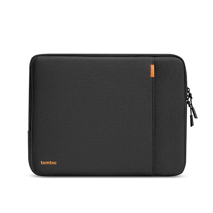 Husa Smart Tableta 12.9″ - Tomtoc Tablet Sleeve, G51, Poliester, Pitch Black