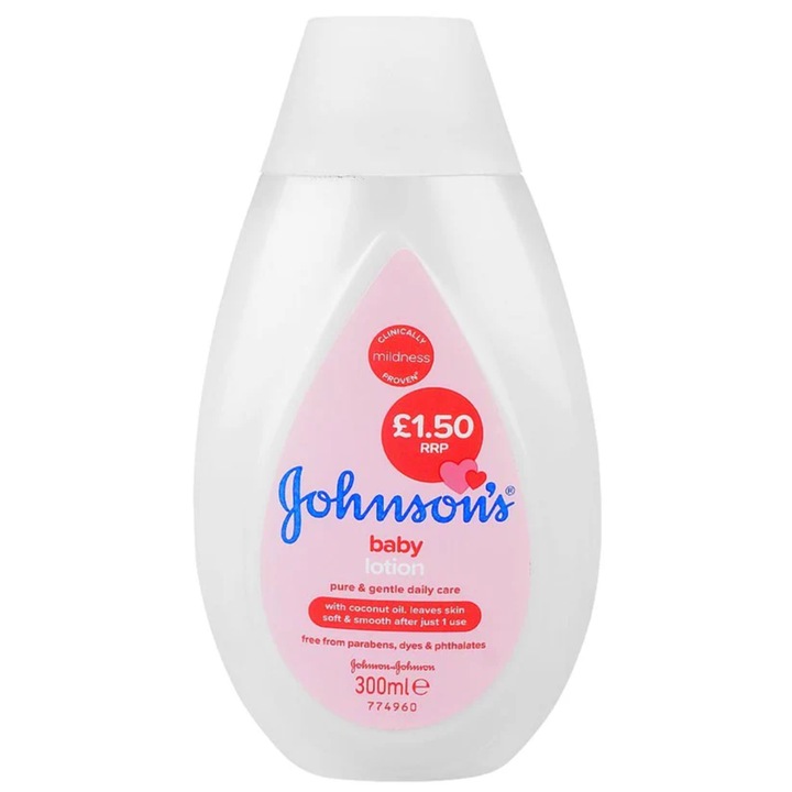 Lotiune de corp Johnson's Baby, 300 ml