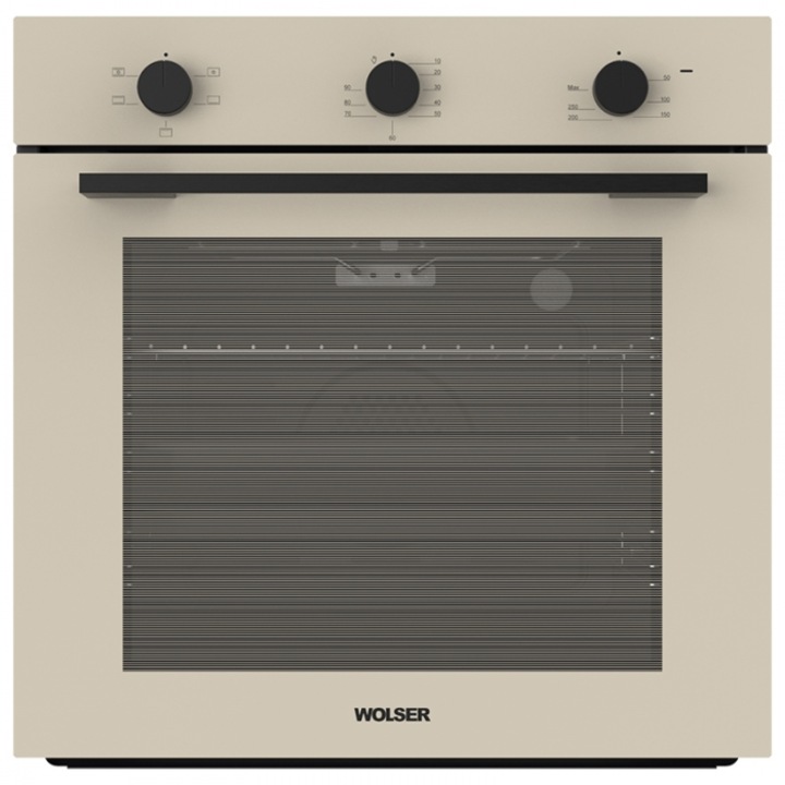 Cuptor Electric Incorporabil Wolser WL- BRD 772 MEC Ivory Glass, Clasa A, 72L
