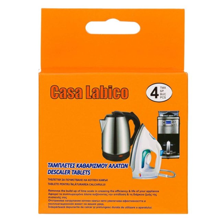 Tablete pentru indepartare calcar recomandat pentru fier de calcat, fierbator, expresor, 4 buc