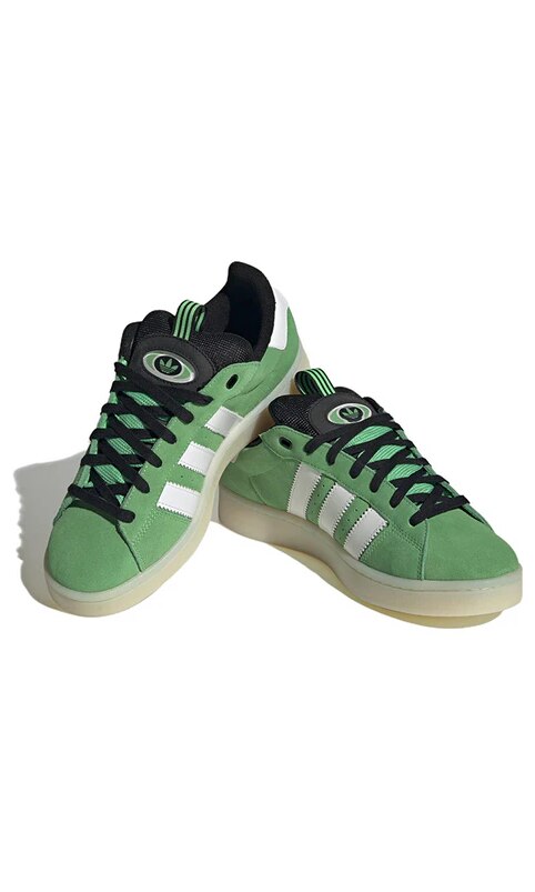 adidas gazelle silver green womens Adidas Campus 00s Semi Screaming Green
