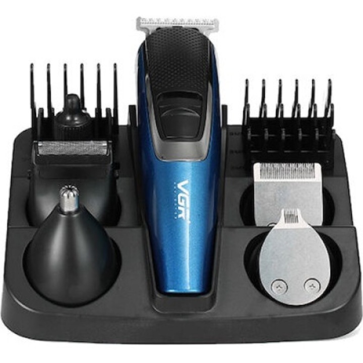 Aparat De Tuns Profesional Multifunctional VGR Navigator V-172, Fara Fir, Albastru / Negru