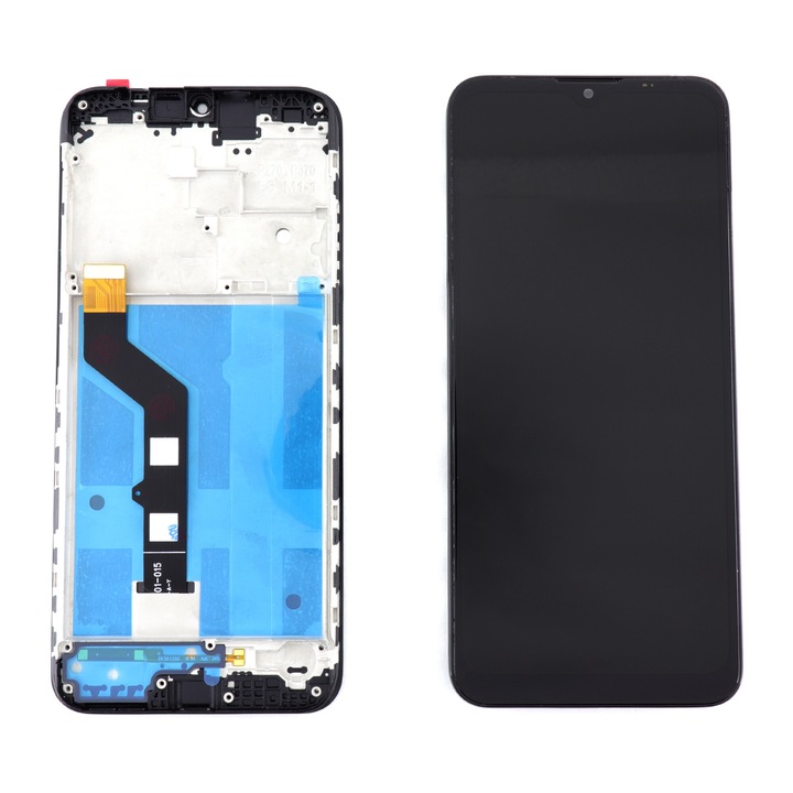 Дисплей, съвместим с Motorola Moto E7 PLUS XT2081 с рамка