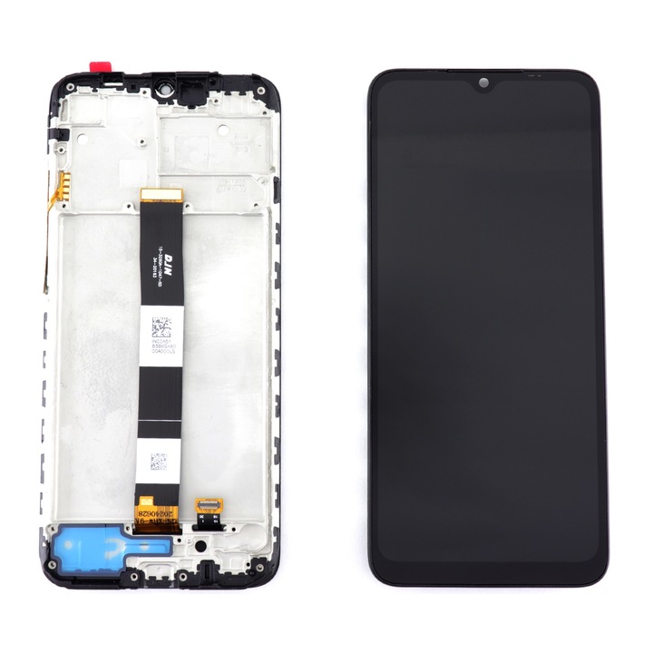 Display compatibil cu Xiaomi Redmi 9C cu Rama Black Negru