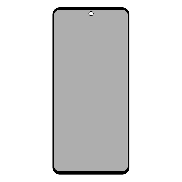 Folie pentru Display Privacy Peek OG Premium pentru Samsung Galaxy A52s 5G A528 / A52 5G A526 / A52 A525, Sticla Securizata, Grip Pro, I53, Lipire Completa