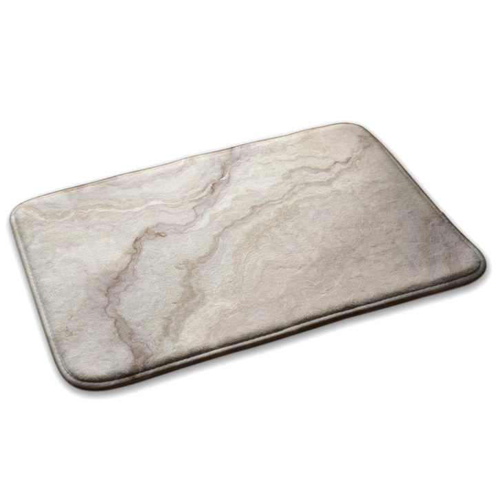 Covoare, Decormat, Textura marmura, Bej, 90x60 cm, 010350680020200278655