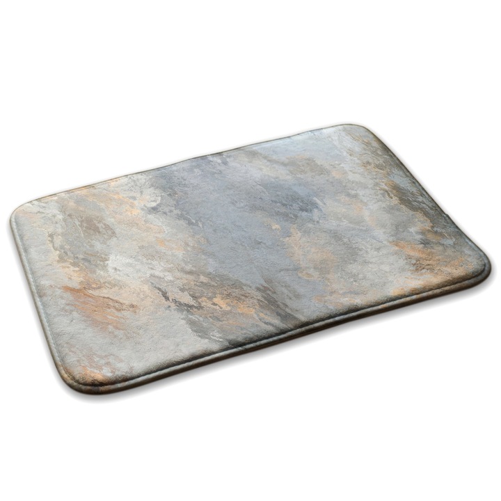 Covoare, Decormat, Model abstract de marmura, Gri, 90x60 cm, 010350680020200278717