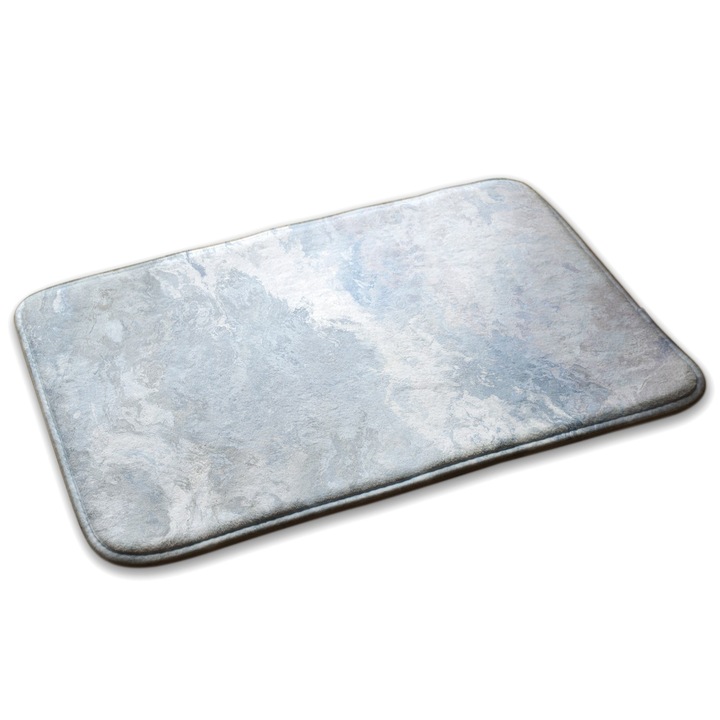 Covoare, Decormat, Model de marmura, Gri, 75x45 cm, 010350680010100278827