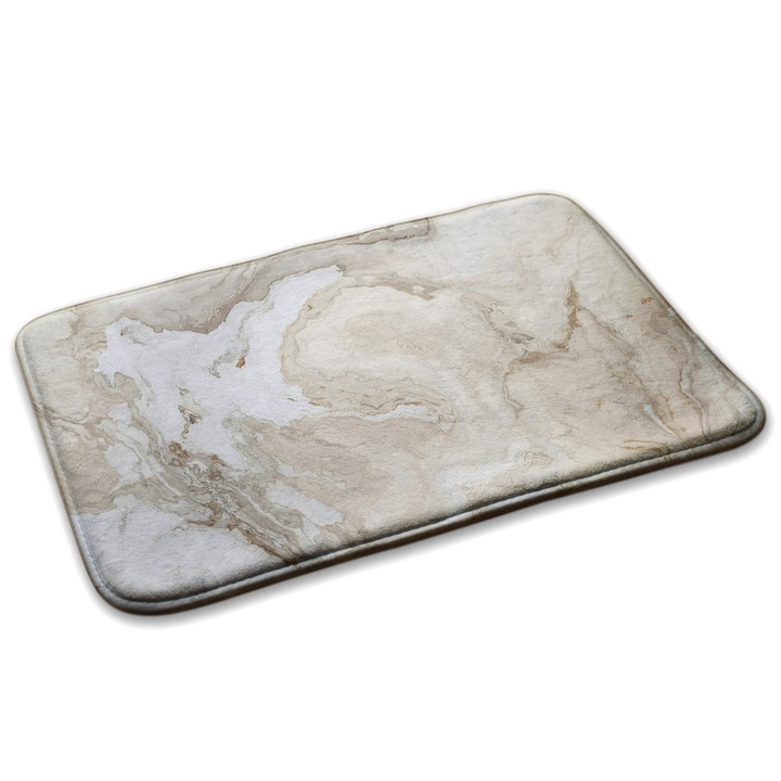 Covoare, Decormat, Model de marmura, Bej, 75x45 cm, 010350680010100278967