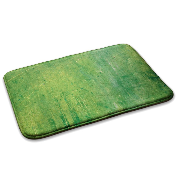 Covoare, Decormat, Textura peretelui verde, Verde deschis, 90x60 cm, 010350680020200279053