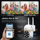 Camera de supraveghere Wireless Sricam SH061 Plus SriHome, Exterior/Interior, Smart, IP WiFi 2.4Ghz, Rotativa, Conectare Telefon / PC, Night Vision Color si Infrarosu, Alarma, Auto Tracking, Rezistenta la Apa, Alb