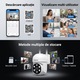 Camera de supraveghere Wireless Sricam SH061 Plus SriHome, Exterior/Interior, Smart, IP WiFi 2.4Ghz, Rotativa, Conectare Telefon / PC, Night Vision Color si Infrarosu, Alarma, Auto Tracking, Rezistenta la Apa, Alb