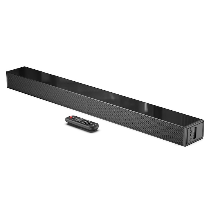 Саундбар LARKSOUND, Система за съраунд звук, Bluetooth, 31 инча, 30,98x2,36x3,54 инча