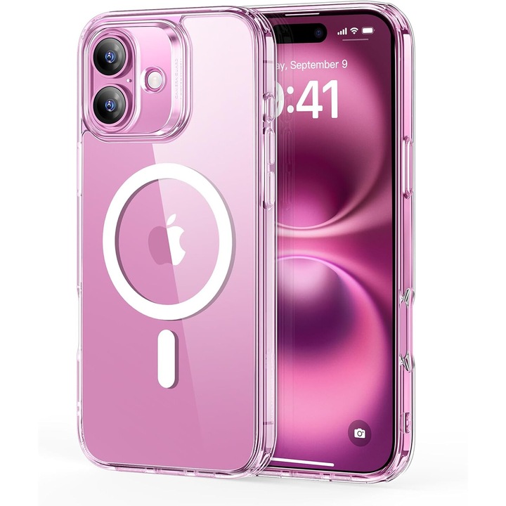 Кейс за Apple iPhone 16 tpu airshock mag прозрачен