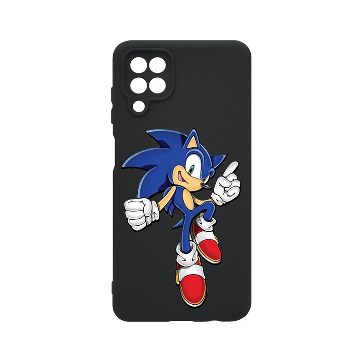 BestCase® Husa Slim Premium Silicon 1.2MM, Compatibila cu Samsung Galaxy A12 / Galaxy M12, Sonic Boom, Microfibra in interior, Antisoc, Protectie camera si ecran, PB 1614