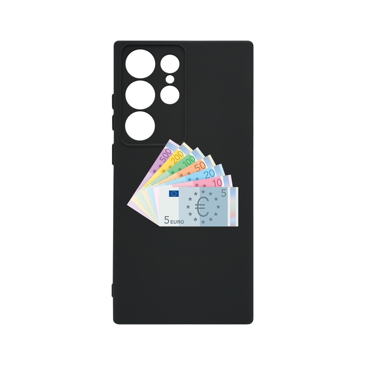 BestCase® Husa Slim Premium Silicon 1.2MM, Compatibila cu Samsung Galaxy S23 Ultra, Euro, Microfibra in interior, Antisoc, Protectie camera si ecran, PB 1486