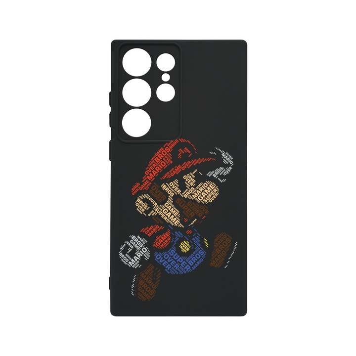 BestCase® Husa Slim Premium Silicon 1.2MM, Compatibila cu Samsung Galaxy S23 Ultra, Calligraphy Super Maria, Microfibra in interior, Antisoc, Protectie camera si ecran, PB 1537