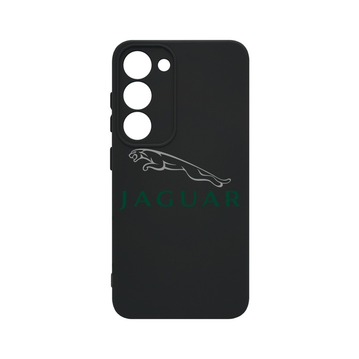 BestCase® Husa Slim Premium Silicon 1.2MM, Compatibila cu Samsung Galaxy S23 Plus, Logo Jaguar, Microfibra in interior, Antisoc, Protectie camera si ecran, PB 1761