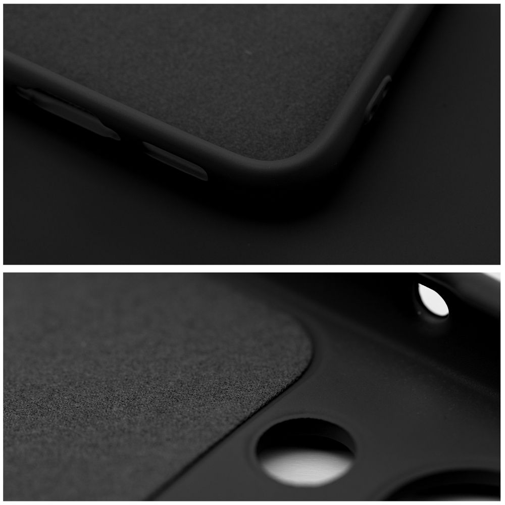 Husa Daden® Soft Silicone compatibila cu XIAOMI Redmi 12C, Interior microfibra, Protectie sporita, Camera Protection, Negru
