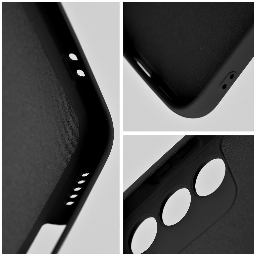 Husa pentru Samsung Galaxy A27 5G, Silicon Premium Catifelat, Protectie Camere, Microfibra In Interior, Negru