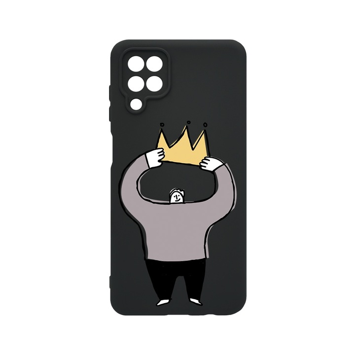 BestCase® Husa Slim Premium Silicon 1.2MM, Compatibila cu Samsung Galaxy A12 / Galaxy M12, King, Microfibra in interior, Antisoc, Protectie camera si ecran, PB 1490