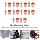 Set 20PCS duze electrod din alama, 0.8mm, pentru aparate de sudura Trafimet S45
