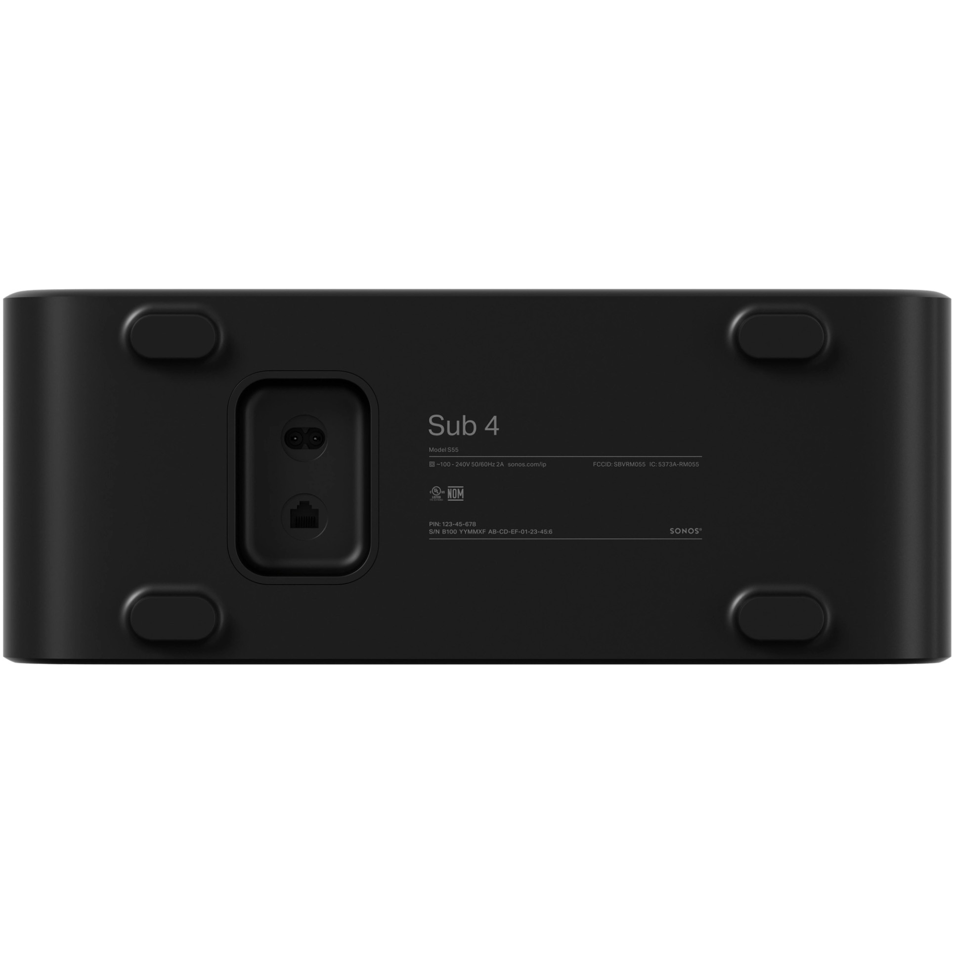 Subwoofer Sonos Sub 4, WiFi, Negru - eMAG.ro