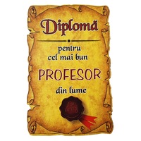 magnet diploma pentru cel mai bun profesor din lume lemn imagen 50_0_
0