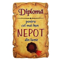 magnet diploma pentru cel mai bun nepot din lume lemn imagen 46_0_
0