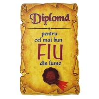 magnet diploma pentru cel mai bun fiu din lume lemn imagen 8_0_
0