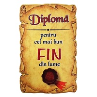 magnet diploma pentru cel mai bun fin din lume lemn imagen 53_0_
0