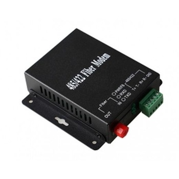 Media-convertor RS232/fibra optica, 1 canal bidirectional, 20KM -set Media-convertor RS232/fibra optica, 1 canal bidirectional, 20KM -set