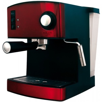 Espressor ADLER AD 4404r, 850W, 15 bar, 1.6l, Rosu Espressor ADLER AD 4404r, 850W, 15 bar, 1.6l, Rosu